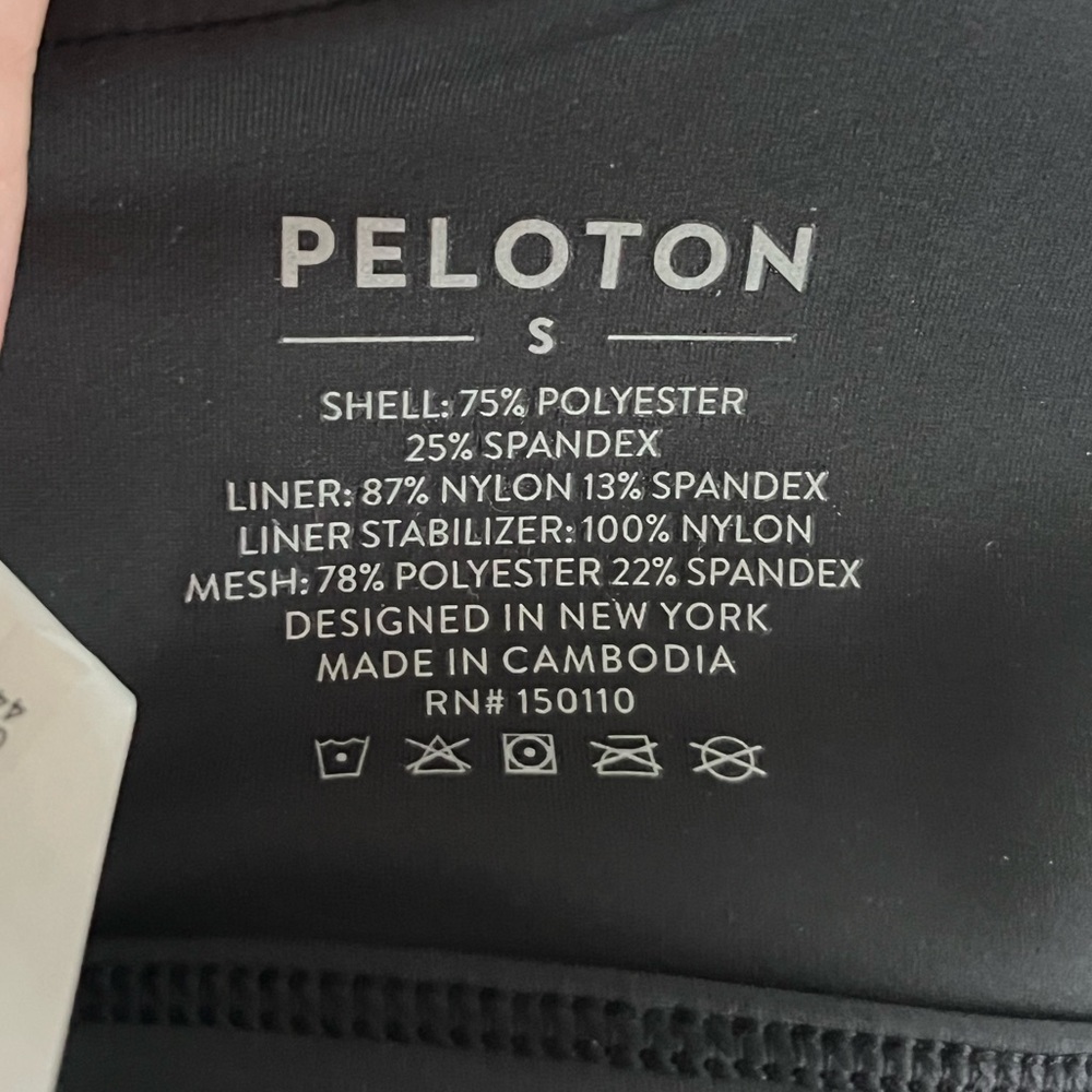 Peloton Precise And Charged High Neck Crop Bra • Small - Picture 6 of 12